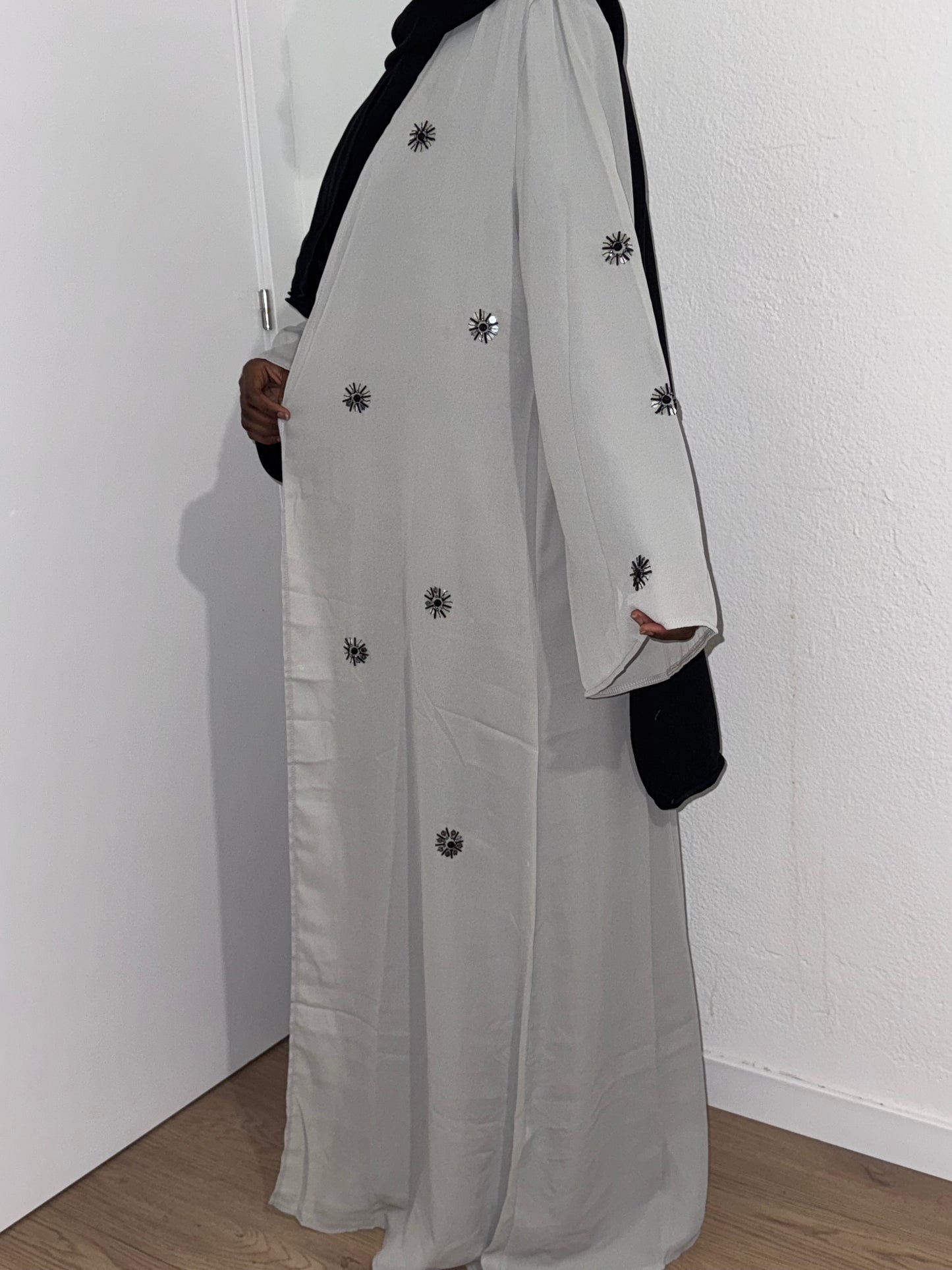Abaya Floral + Hijab